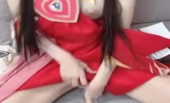 ✿高能萝luo莉✿极品玲珑曼妙网红美少女▌安安老师▌Cos王者荣耀大乔水晶 *** 速攻 *** 小[xiao]穴少女逼真是妙呀